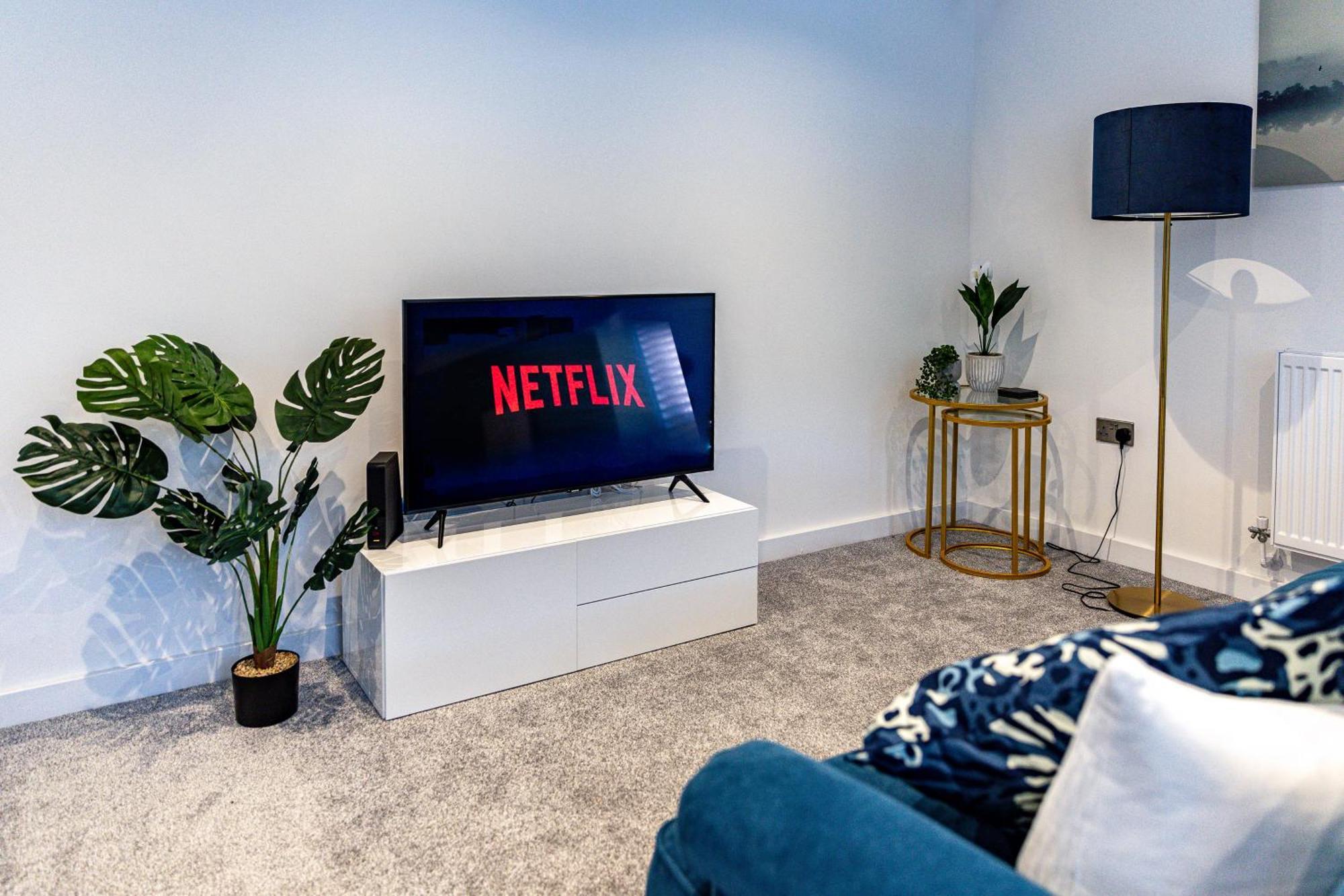 Apartment Stylish & Contemporary 2-bed Townhouse - Parking - Wi-fi - Netflix Worksop
